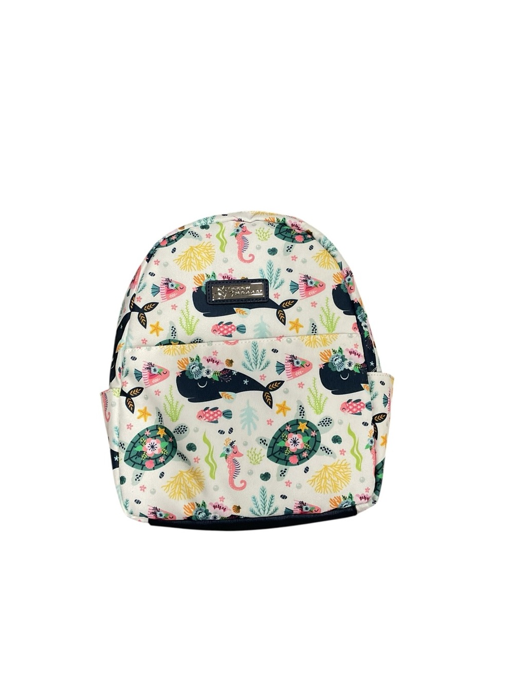 Lily Bloom Under the Sea Whale Sea Turtle Mini Backpack Recycled Fabric NWT